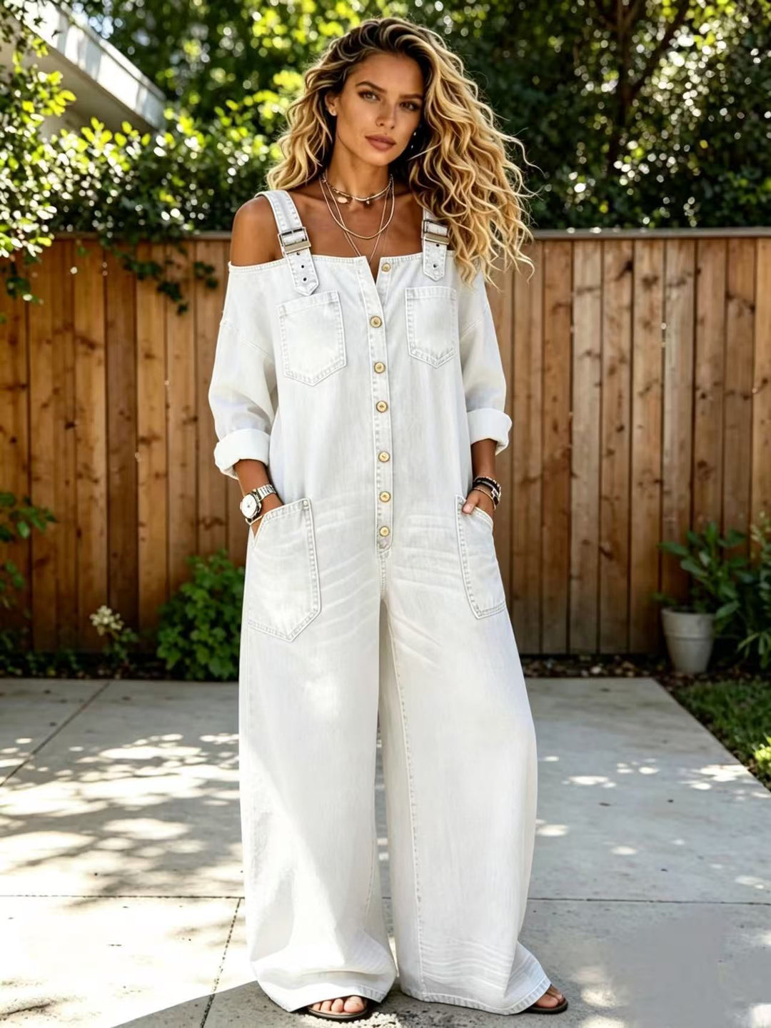 Sophia | Jumpsuit med feminin off-shoulder-design
