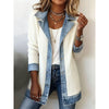 Ylva – Trendig jacka med denimdetaljer i modern design