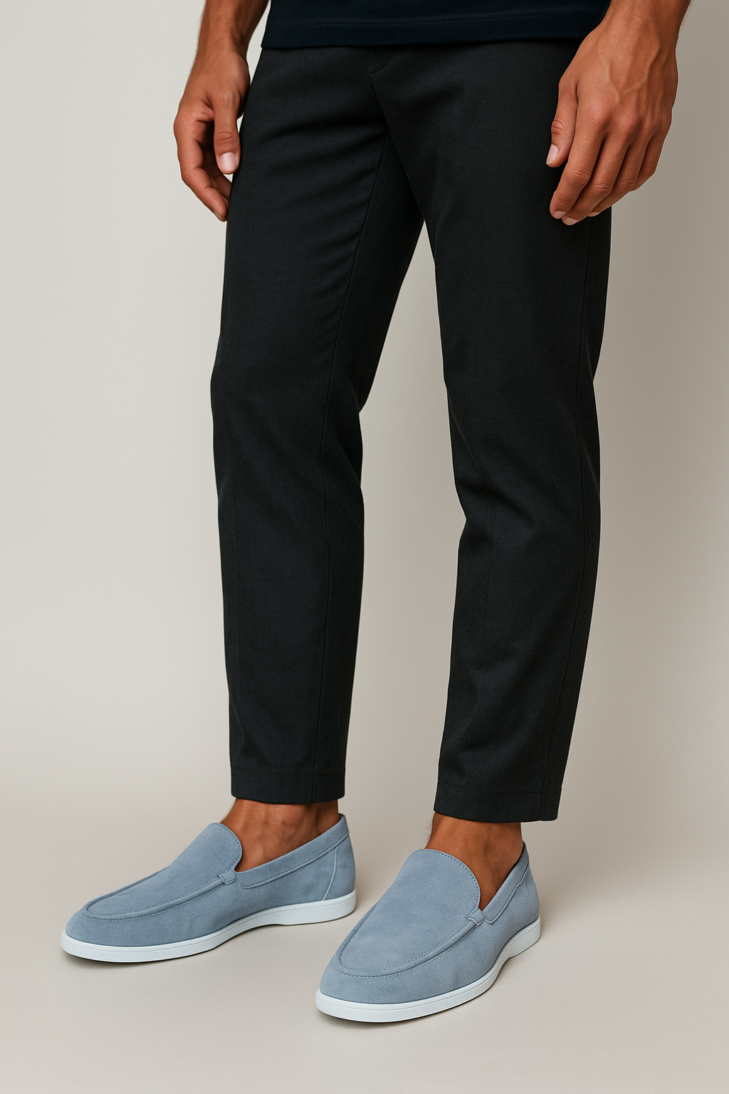 Leo | Élégants mocassins en cuir suédé