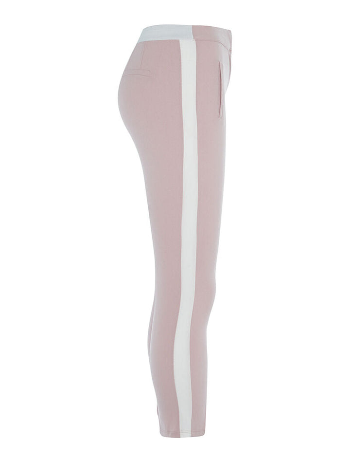Pantalon à lignes sport - rose