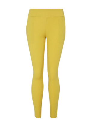 Pantalon fluide coupe carotte - jaune