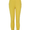 Pantalon 7/8 à détail crochet - jaune