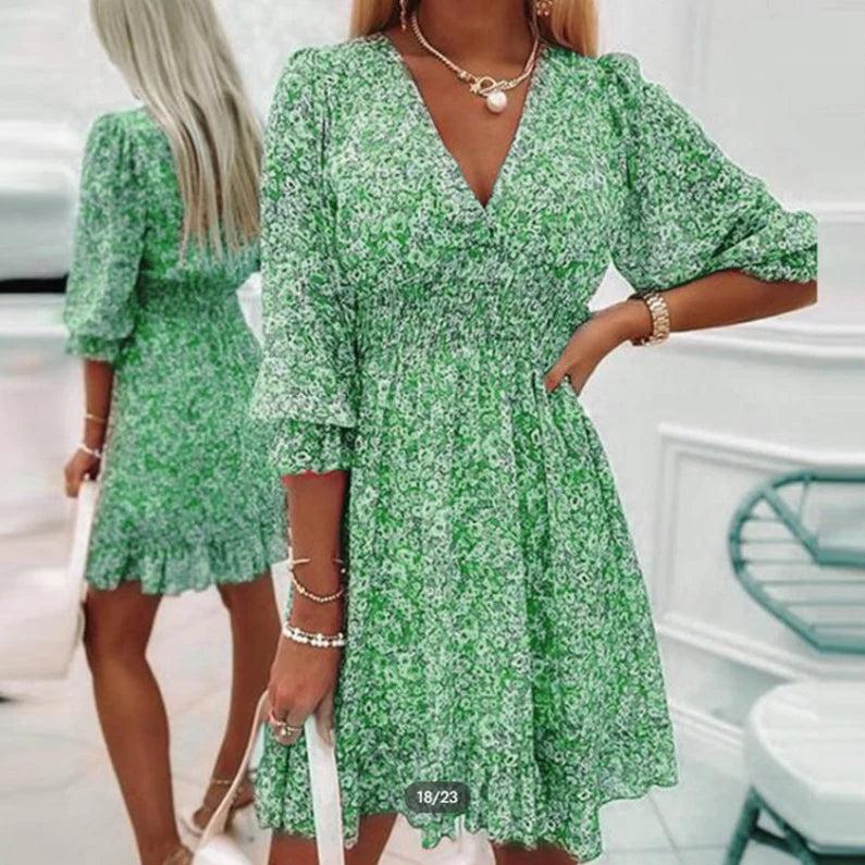Sunna | Robe Florale Élégante