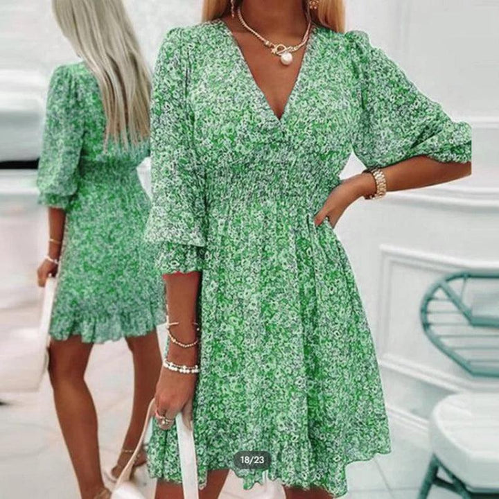Sunna | Robe Florale Élégante