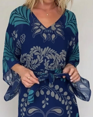 Robe Bohème En V Ample