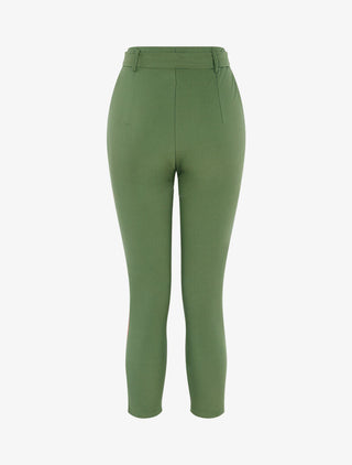 Pantalon uni 7/8 - kaki