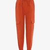 Pantalon cargo 7/8 - brique