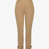 Pantalon carotte à bords stylisés - camel