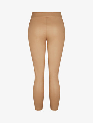 Jogpant en simili - beige