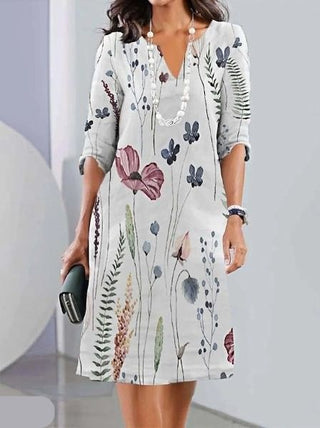 ELEANOR | ROBE FLORALE À NIVEAUX