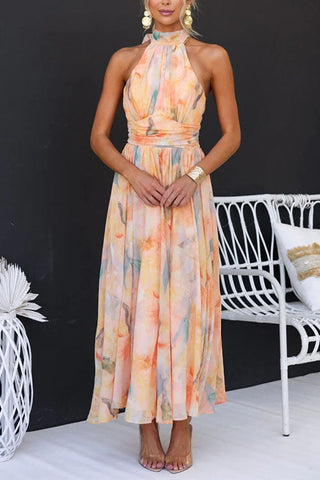 Florence | Robe longue fleurie