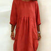 Robe Trois-Quarts Manche Large
