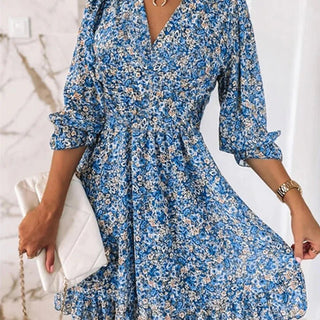 Sunna | Robe Florale Élégante