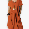 Robe ample confortable femme | Élégant midi