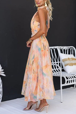 Florence | Robe longue fleurie