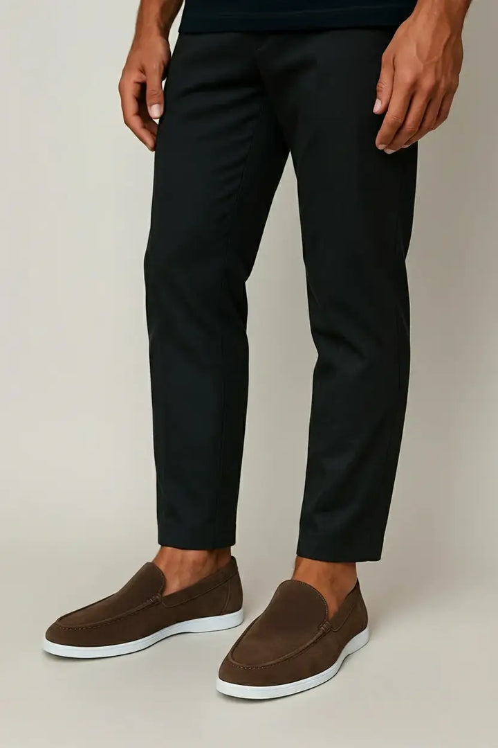 Leo | Élégants mocassins en cuir suédé