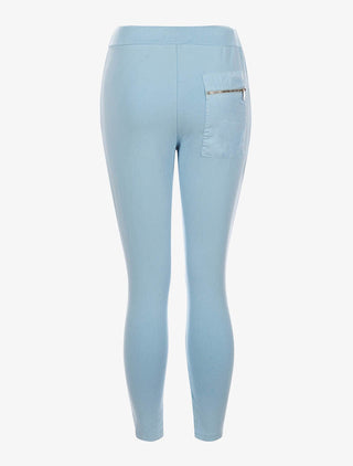 Jogpants 7/8 uni - bleu ciel