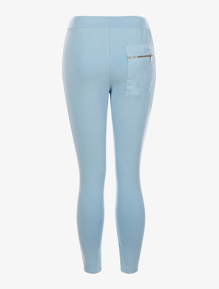 Jogpants 7/8 uni - bleu ciel