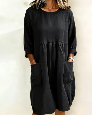 Robe Trois-Quarts Manche Large