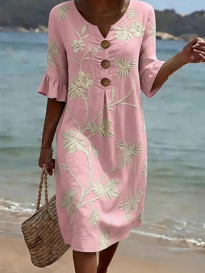 Lucie | Robe décontractée à imprimé floral