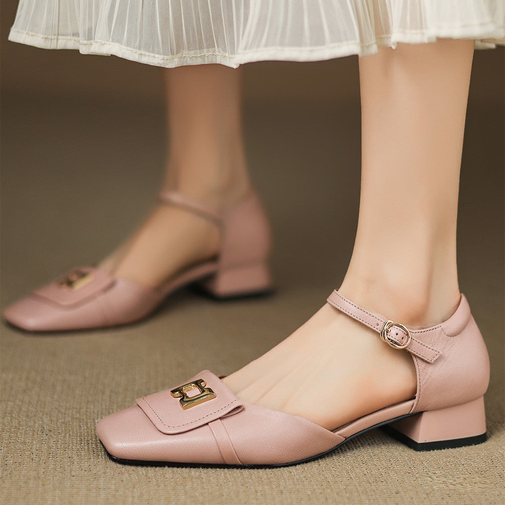 Elvane | Schnalle Cuir Mary-Janes