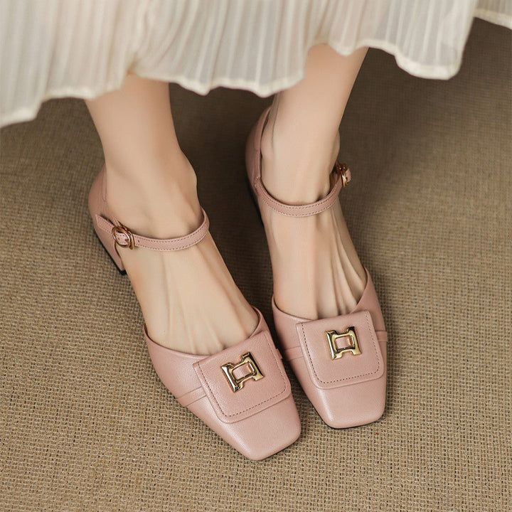 Elvane | Schnalle Cuir Mary-Janes