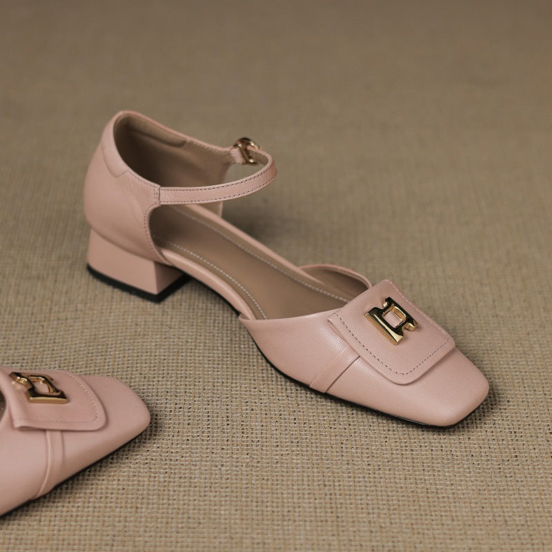 Elvane | Schnalle Cuir Mary-Janes