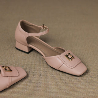 Elvane | Schnalle Cuir Mary-Janes
