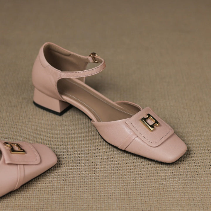 Elvane | Schnalle Cuir Mary-Janes