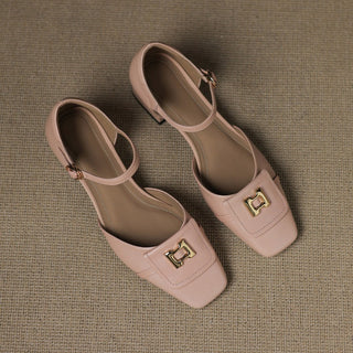 Elvane | Schnalle Cuir Mary-Janes