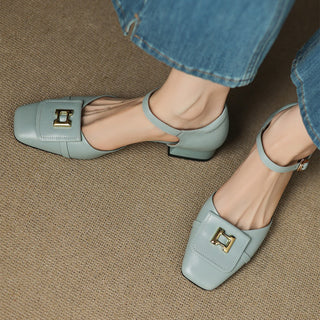 Elvane | Schnalle Cuir Mary-Janes