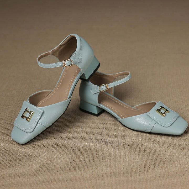 Elvane | Schnalle Cuir Mary-Janes