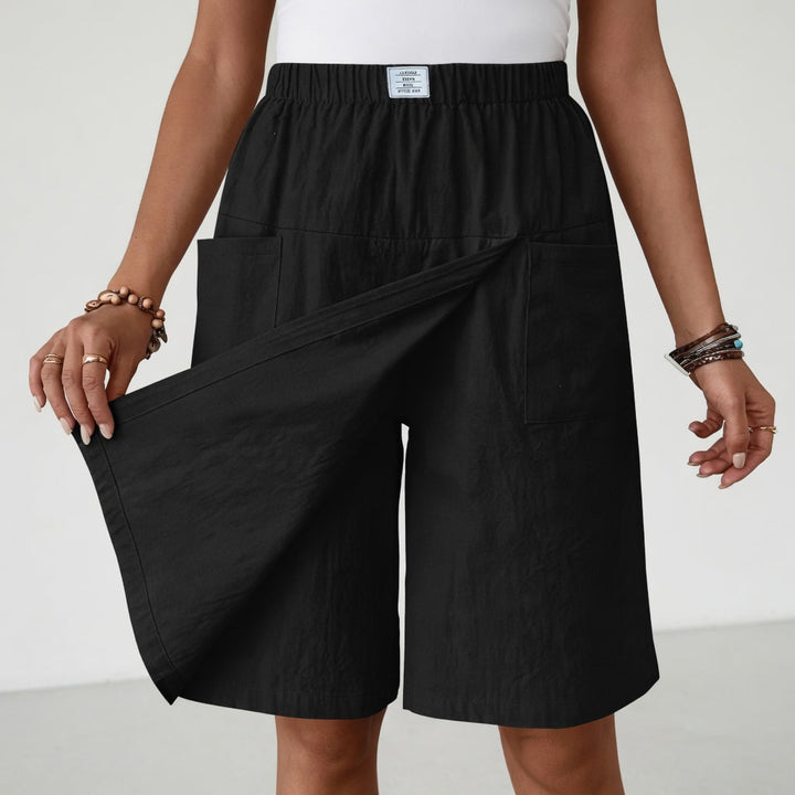 Libertine | Jupe-short taille élastique à poches