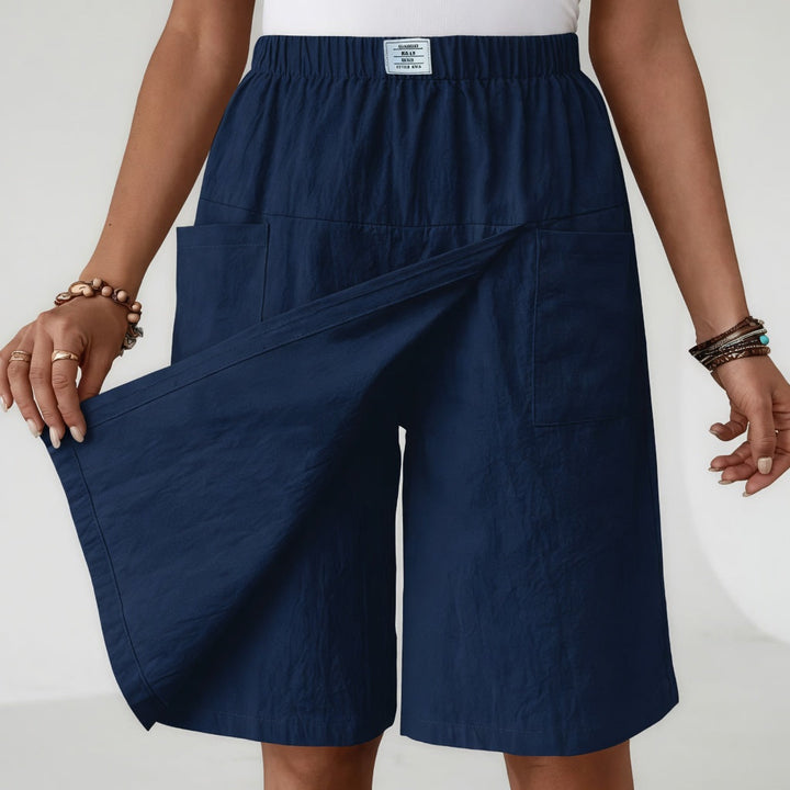 Libertine | Jupe-short taille élastique à poches