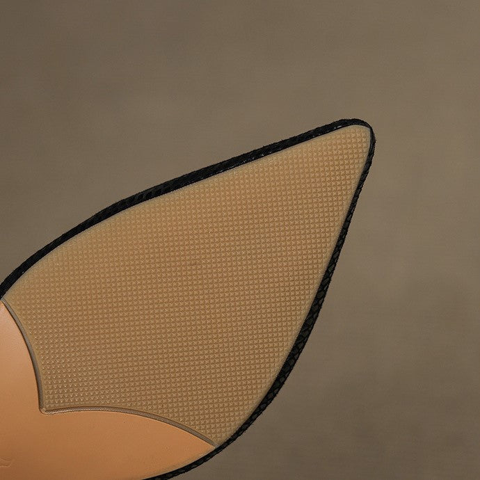 Céliane | Spitzleder Slingback-Pumps