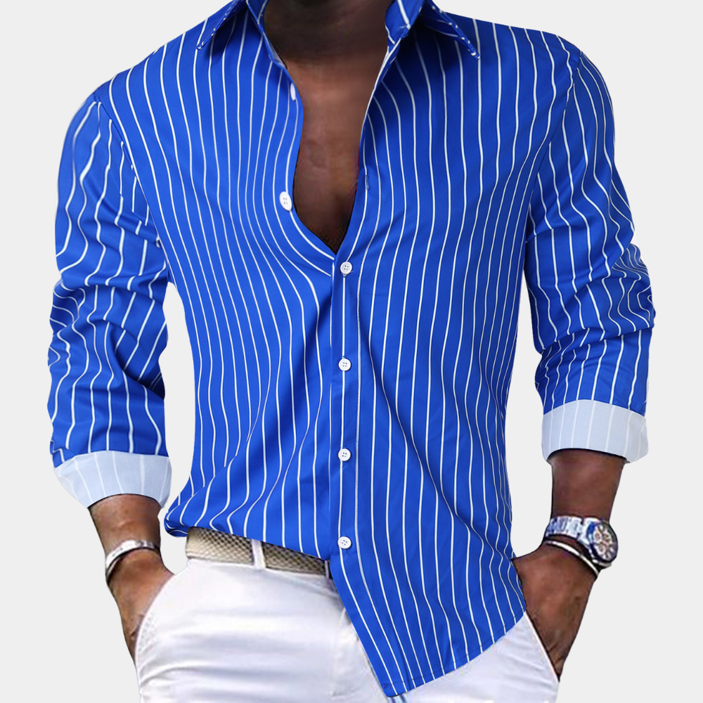 Jules | Chemise d'été respirante à rayures
