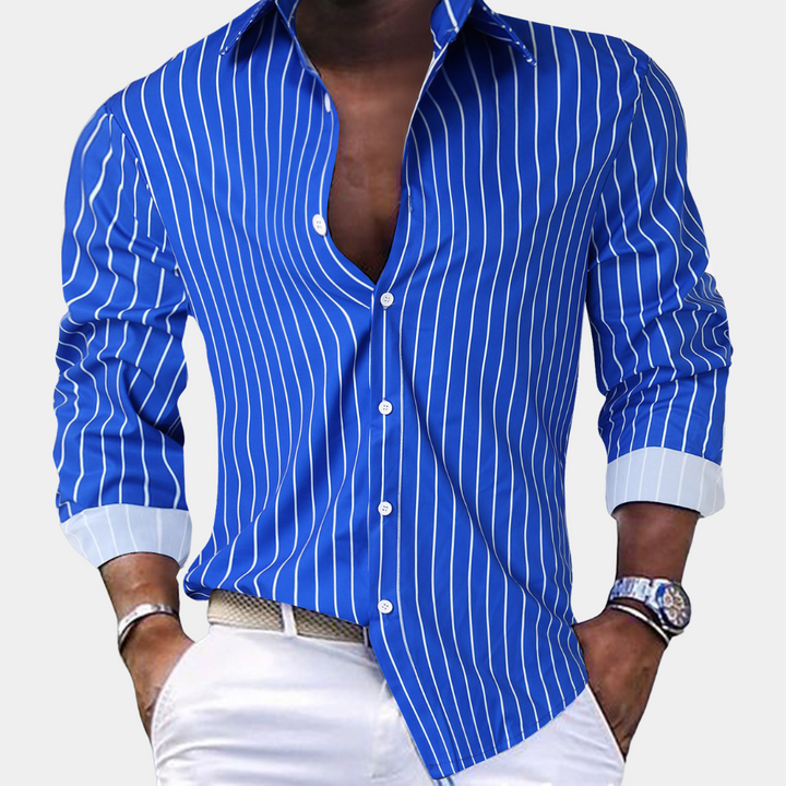 Jules | Chemise d'été respirante à rayures