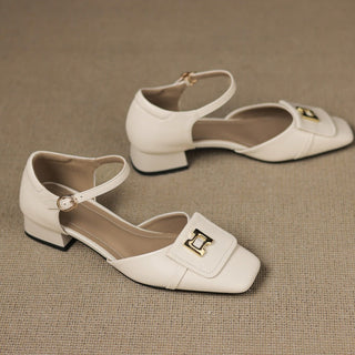 Elvane | Schnalle Cuir Mary-Janes