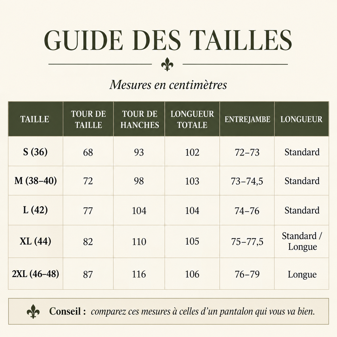 Pantalon élégant à effet amincissant