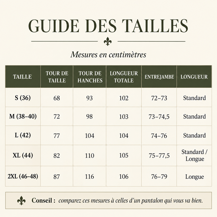 Pantalon élégant à effet amincissant