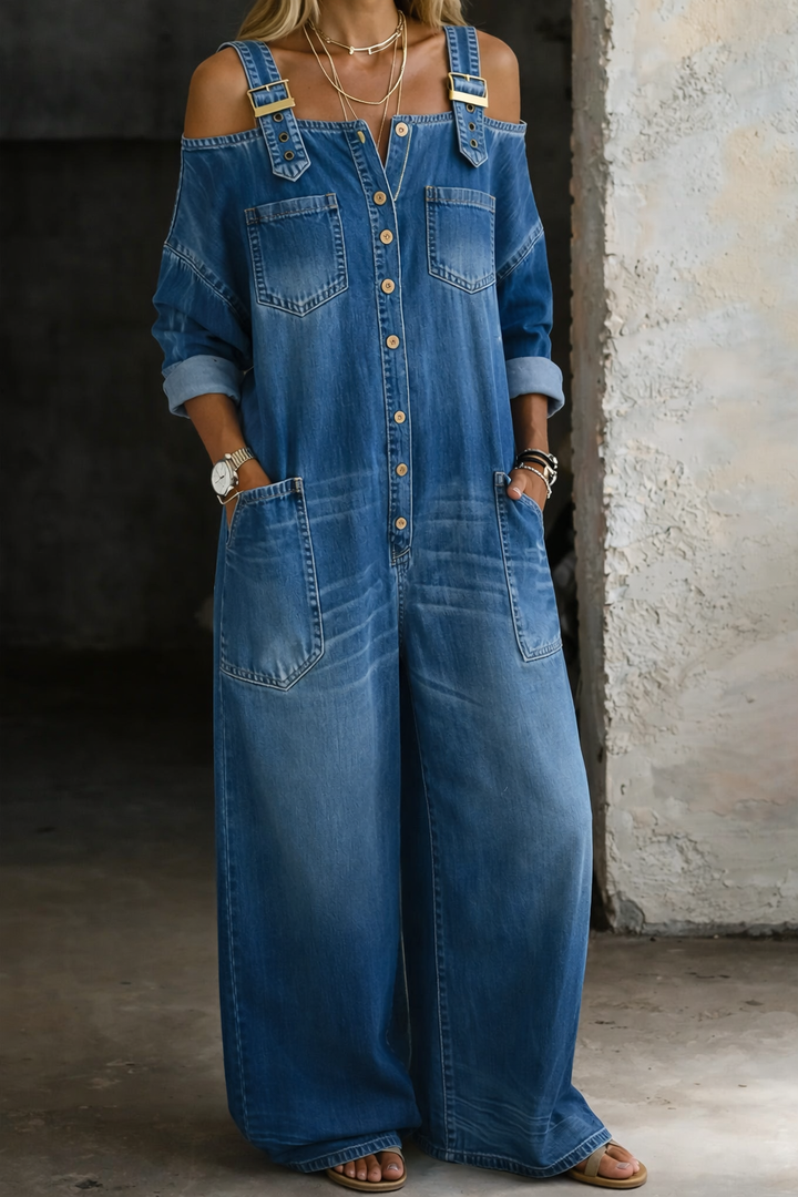Sophia | Jumpsuit med feminin off-shoulder-design