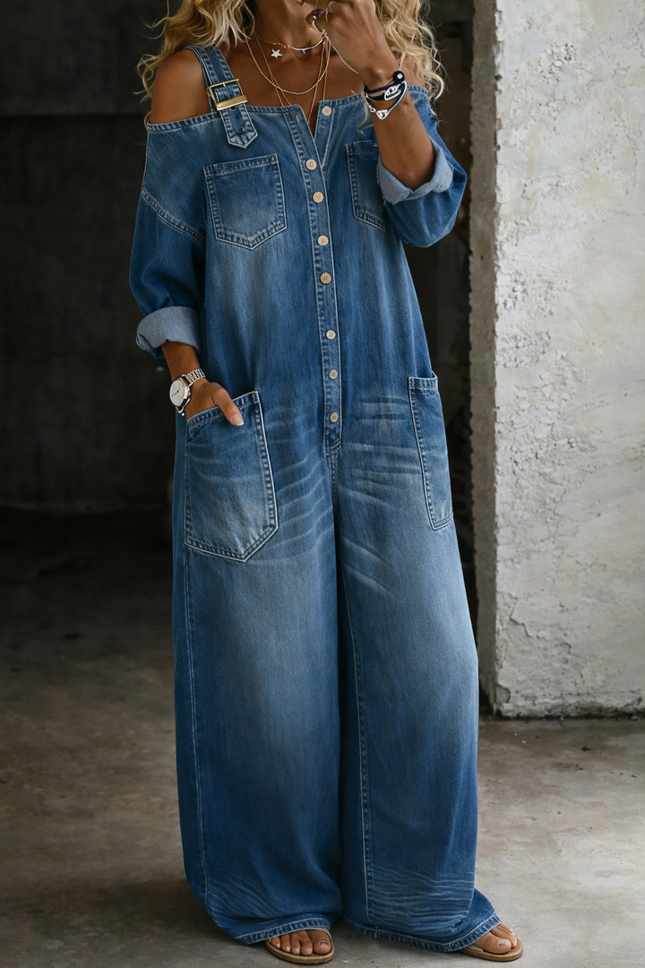 Sophia | Jumpsuit med feminin off-shoulder-design