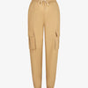Pantalon cargo taille haute - Taupe