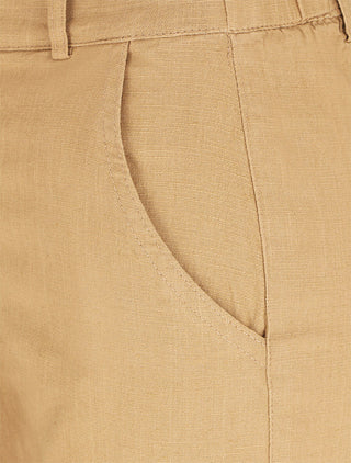 Pantalon cargo à liens - Taupe