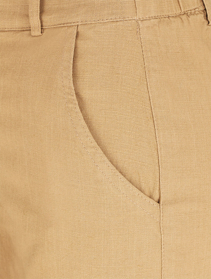 Pantalon cargo à liens - Taupe