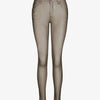 Pantalon en simili effet python - Gris clair