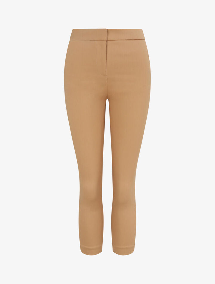 Pantalon droit uni - Beige