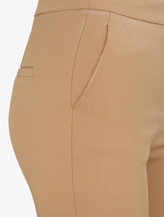 Pantalon droit uni - Beige