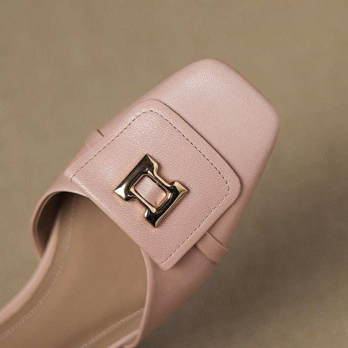 Elvane | Schnalle Cuir Mary-Janes