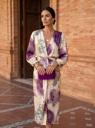 Valeria | Robe Décolleté en V Élégante Imprimée